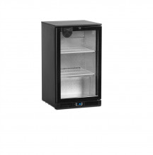 TEFCOLD DB106H Minibar prosklené křídlové dveře, černá 